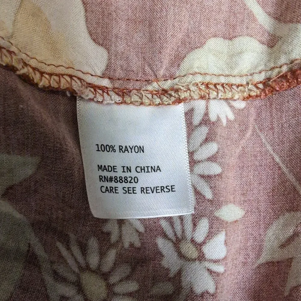 Floral Button-Front Maxi Skirt Boho Designer - Picture 5 of 5